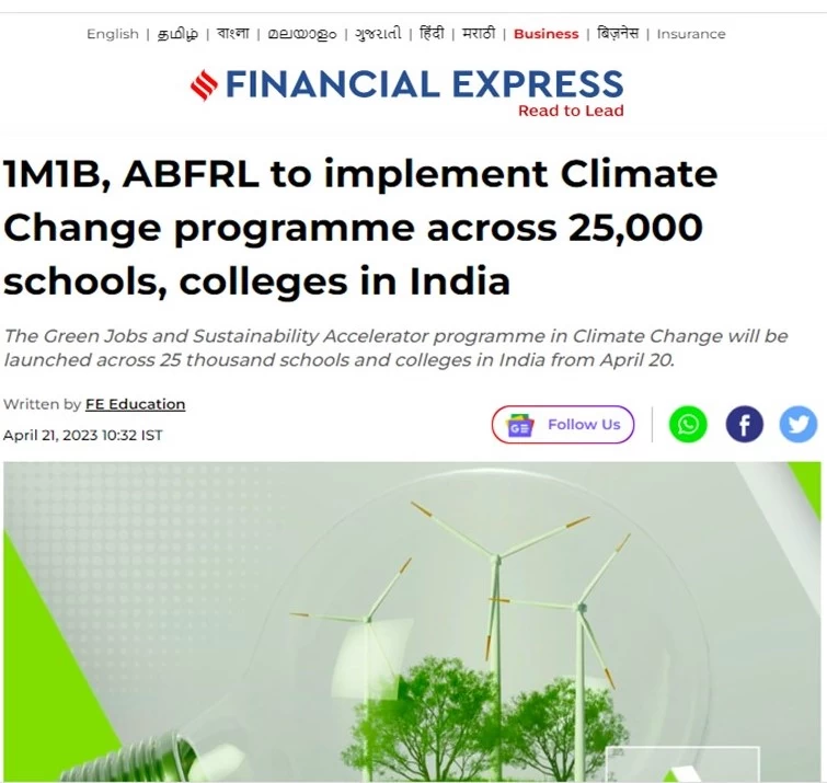 1M1B - GJ & SA in Financial Express - April 22 2023.