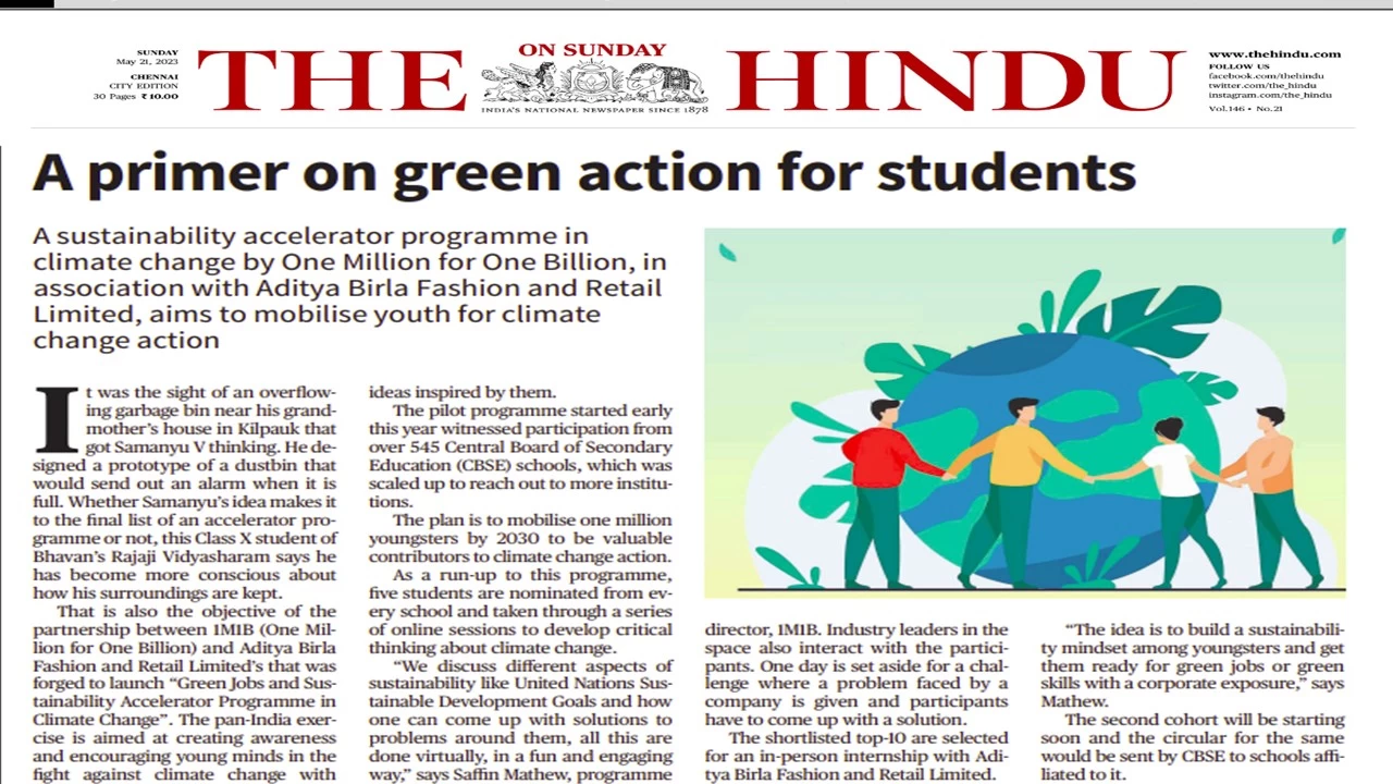 The Hindu- Chennai edition- May 21